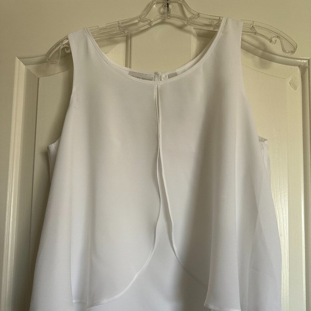 NEW NWT Bisou Bisou White Tank Top
